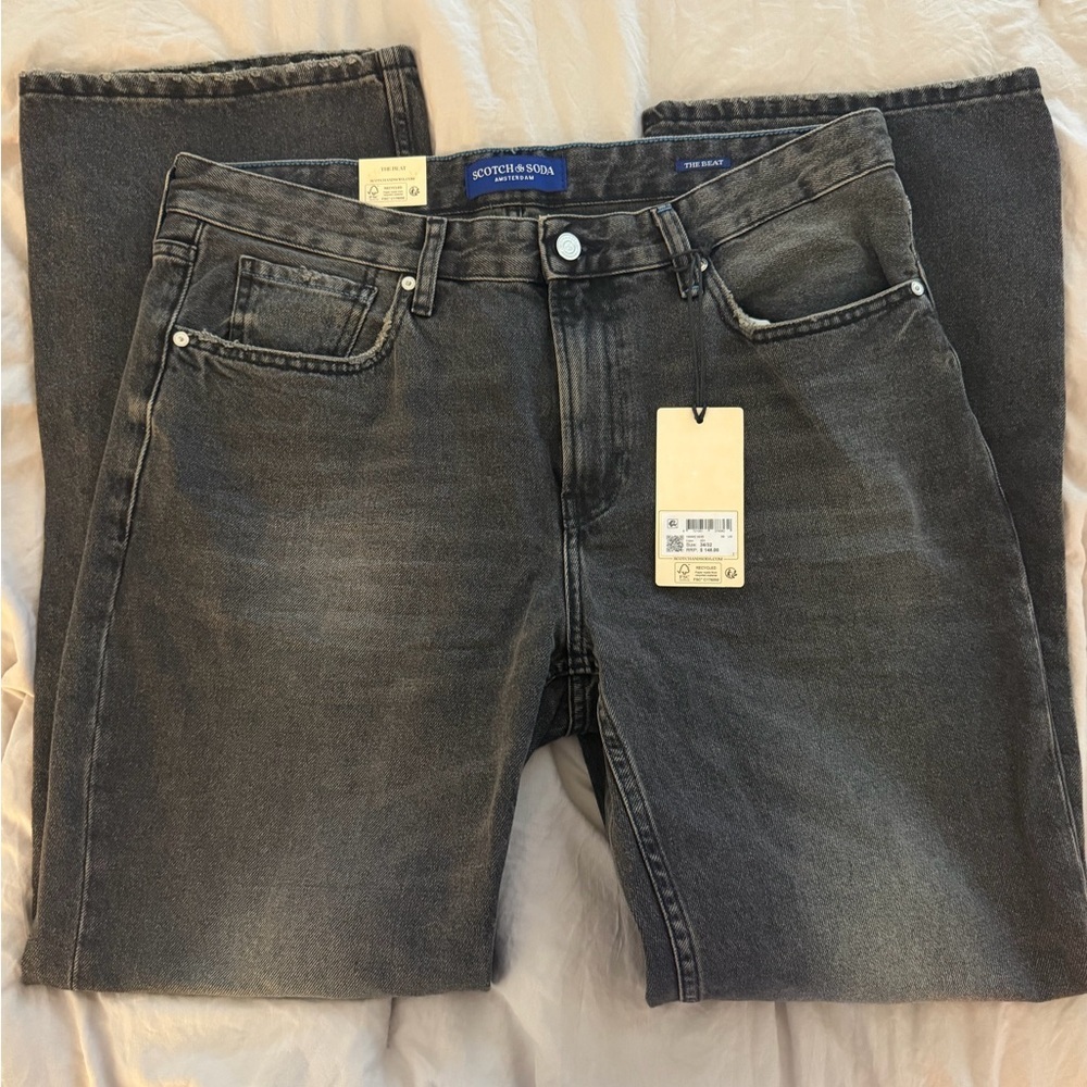 NWT Scotch and Soda Men's The Beat Bootcut Jeans 34x32 - Picture 10 of 10